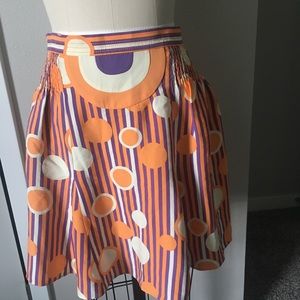 Rare, Vintage Brand new with tags orange striped skirt